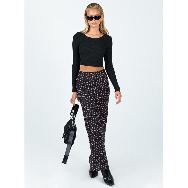 Sariah Maxi Skirt Black