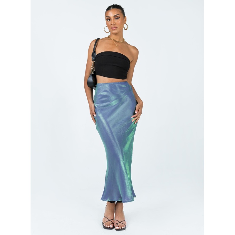 Tobin Maxi Skirt Mermaid Blue