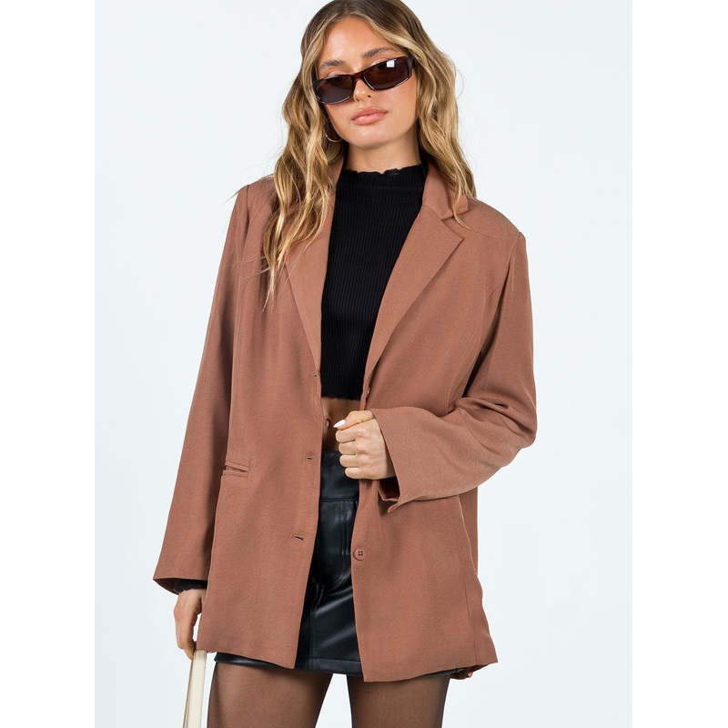 Albert Relaxed Blazer Brown