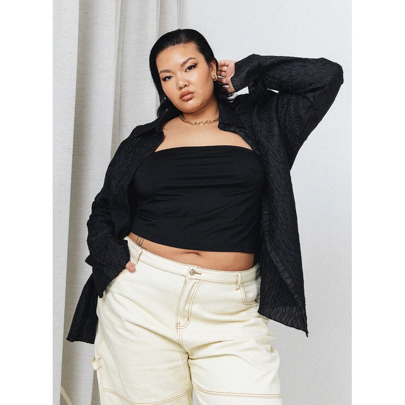 Chrisley Shirt Black Curve
