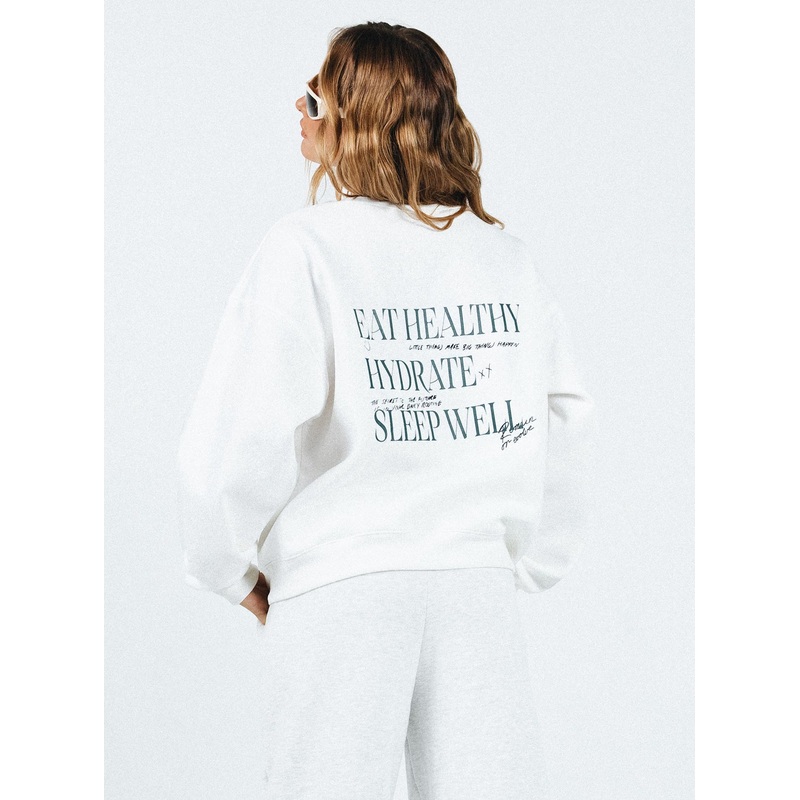 Health Sweatshirt White