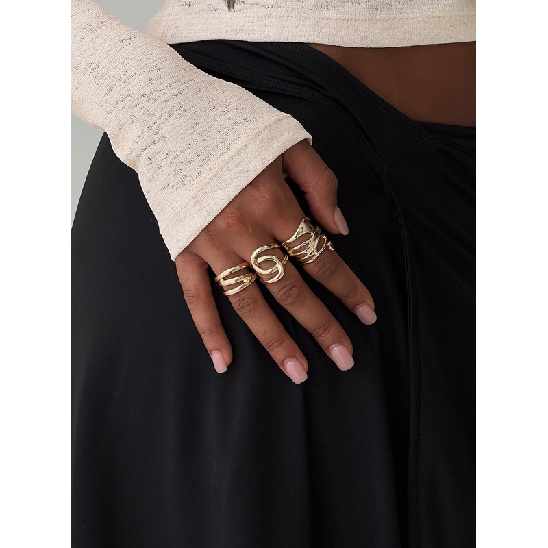 Maddalyn Ring Pack Gold