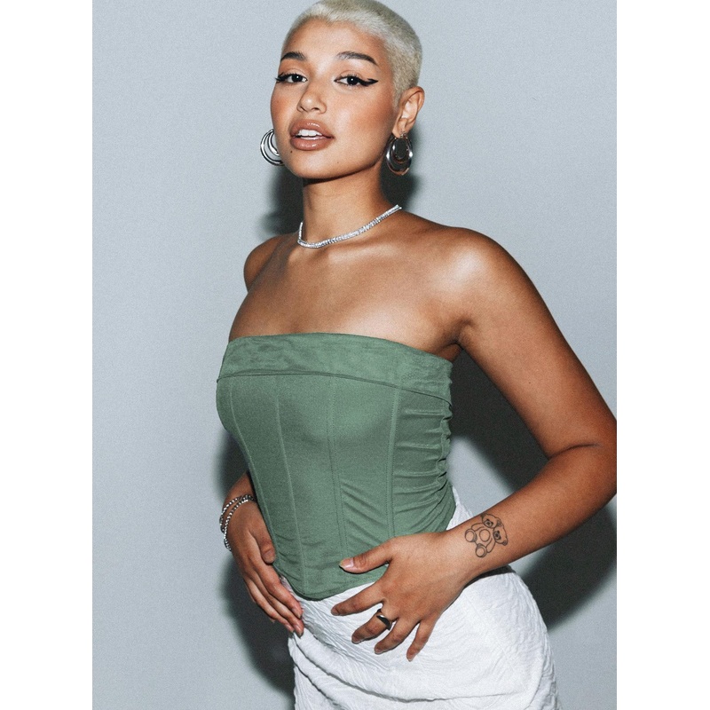 Swans Corset Mint Green
