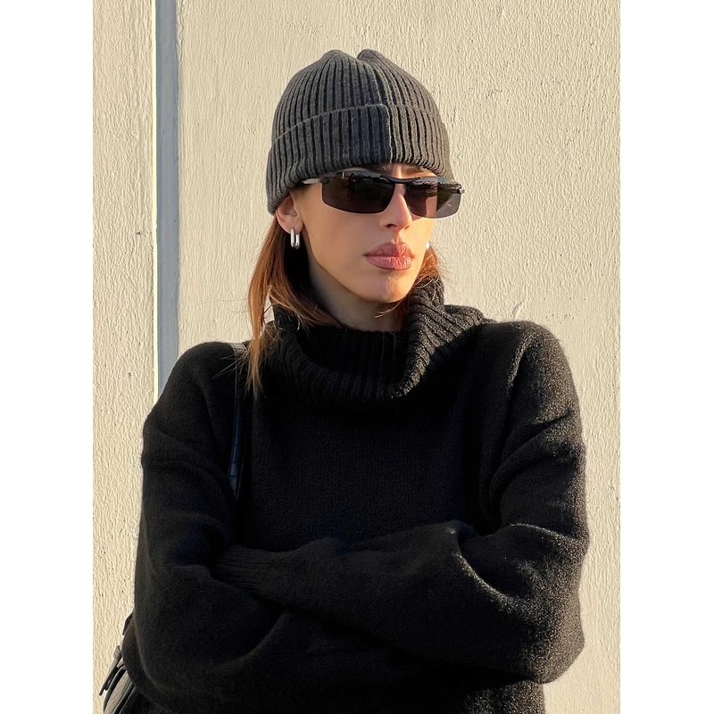 Leo Beanie Slate Grey