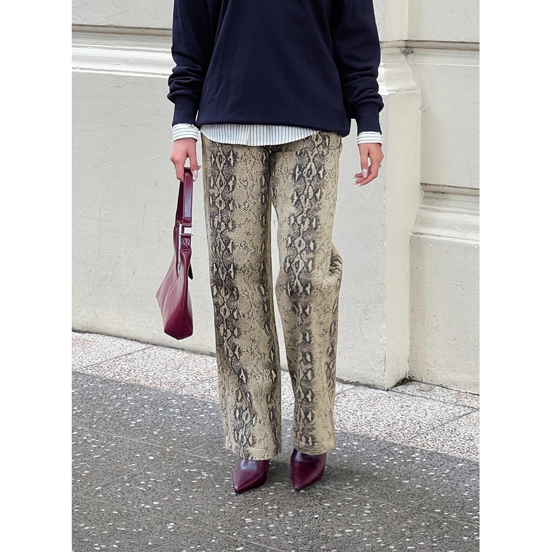 Serpentina Straight Leg Jeans Snake