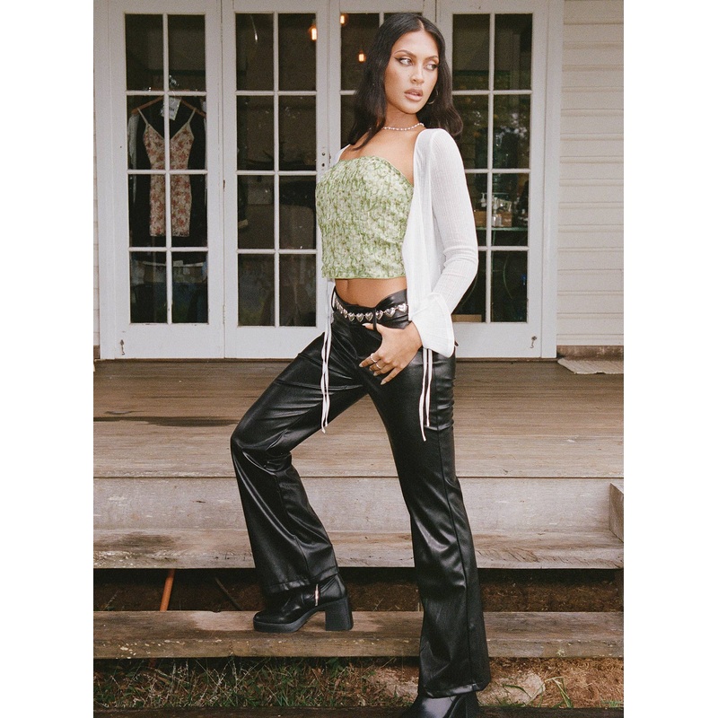 Archette Faux Leather Pants