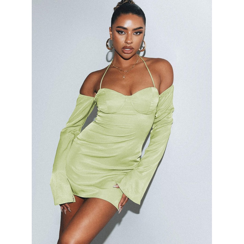 Tamarose Mini Dress Green