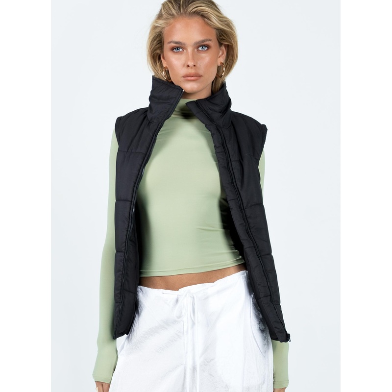 Coulter Puffer Vest Black