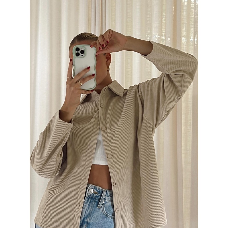 Frannie Corduroy Jacket Cream