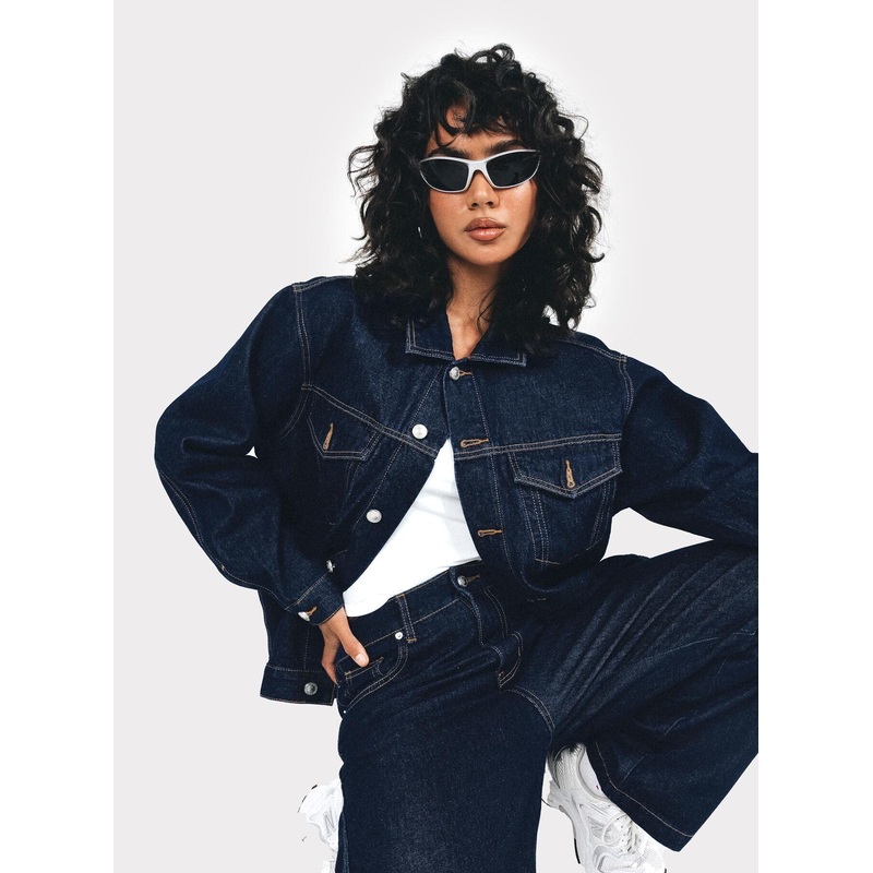 Kaleena Dark Wash Denim Jacket