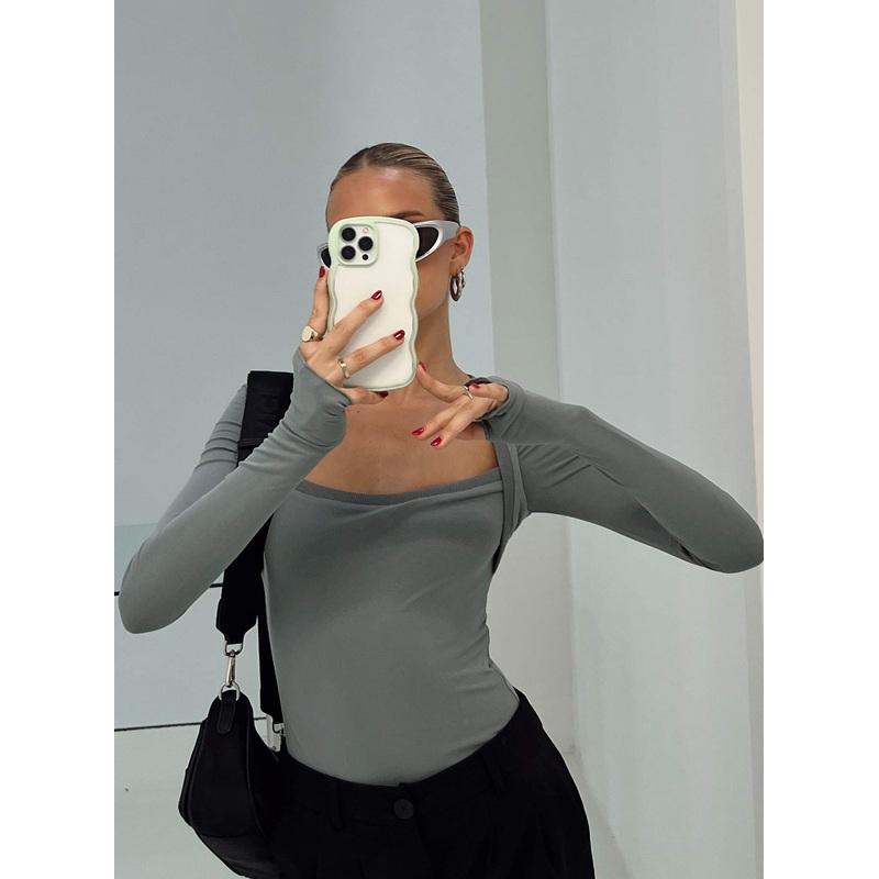 Kentwell Bolero Bodysuit Slate