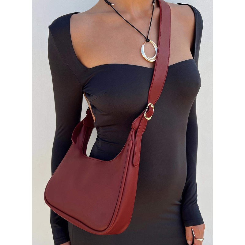Ludo Shoulder Bag Maroon