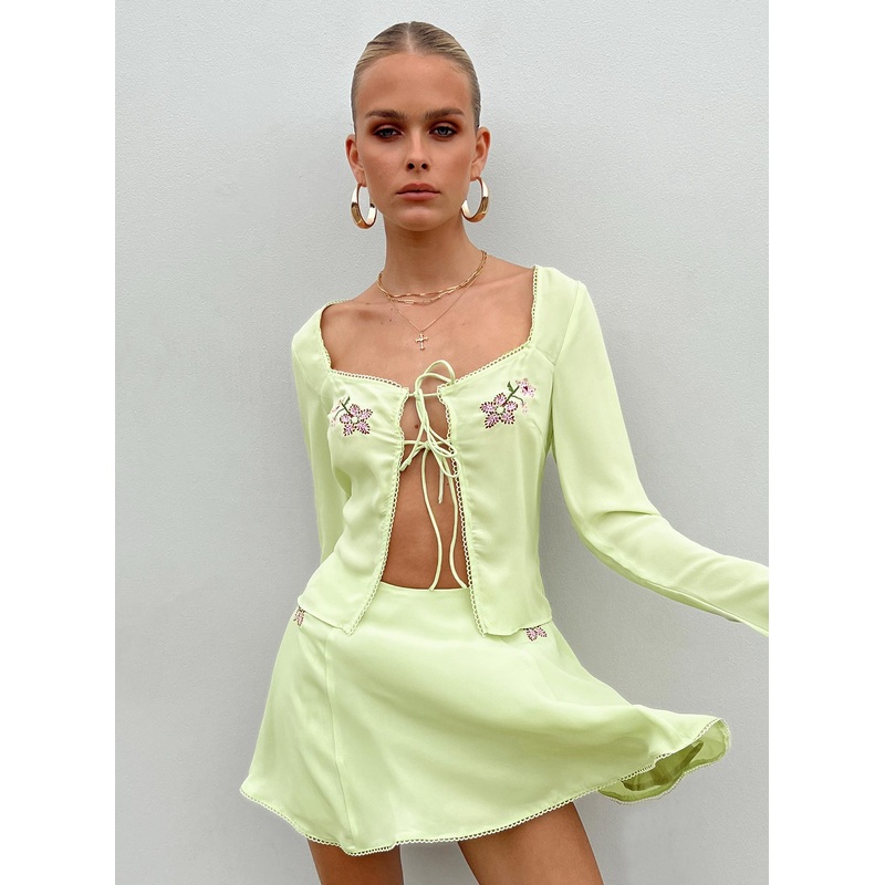 Saleya Long Sleeve Top Green