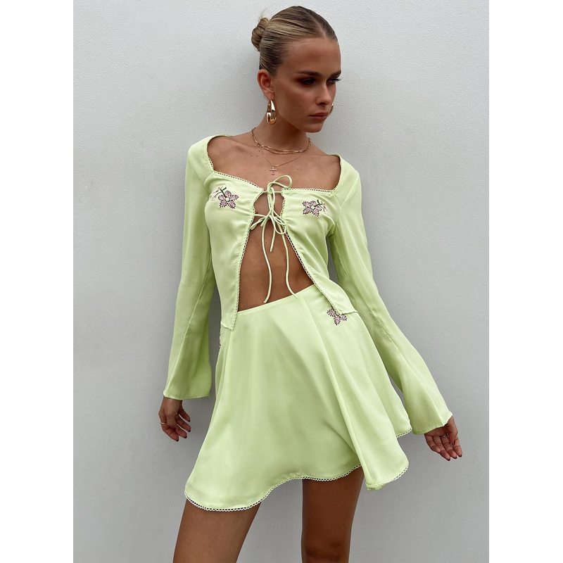 Saleya Mini Skirt Green