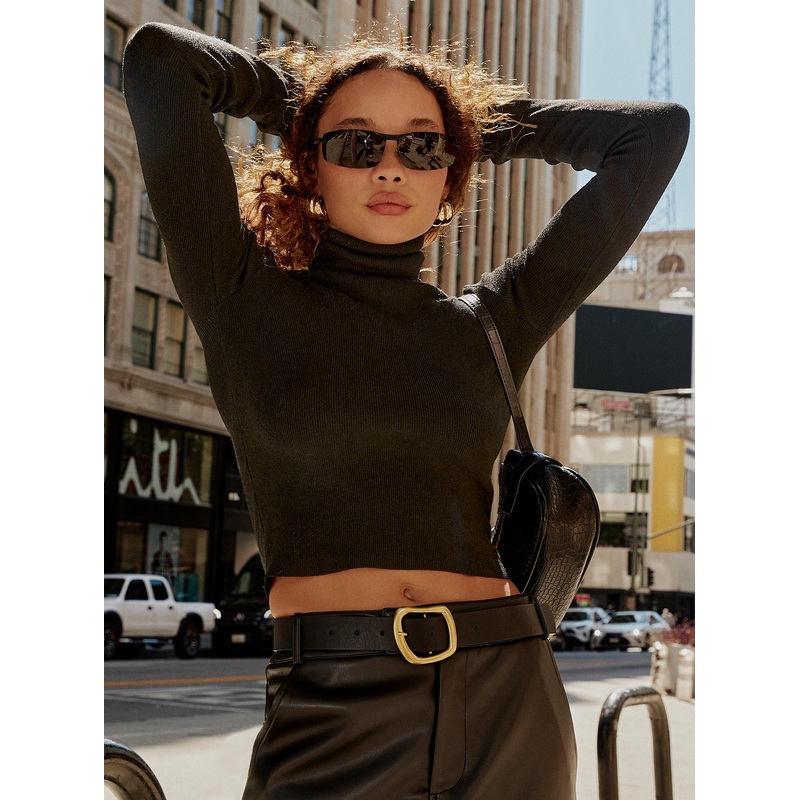 Savonna Long Sleeve Top Black
