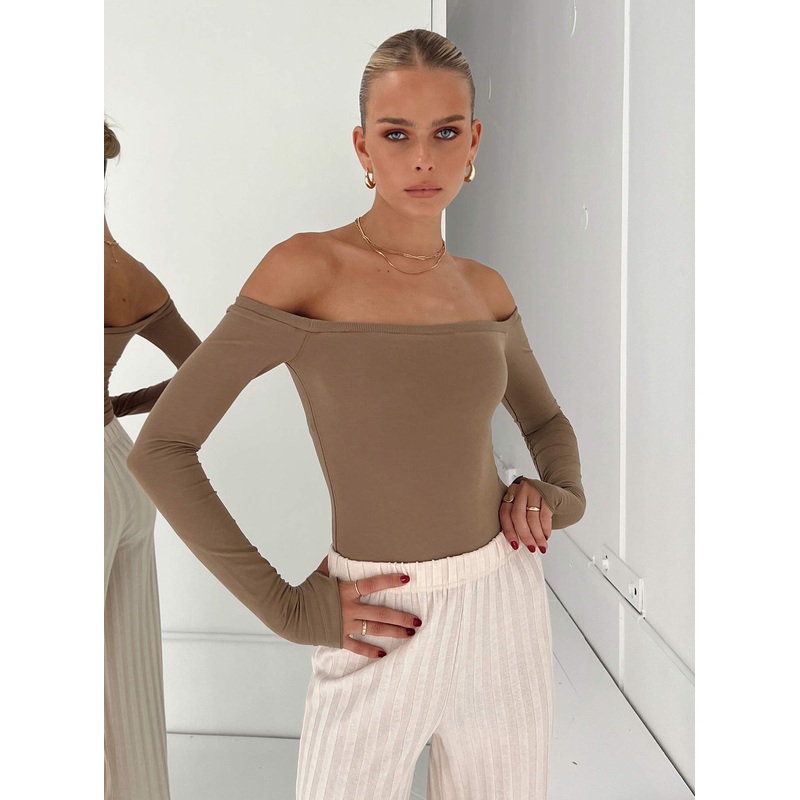 Weaver Off Shoulder Bodysuit