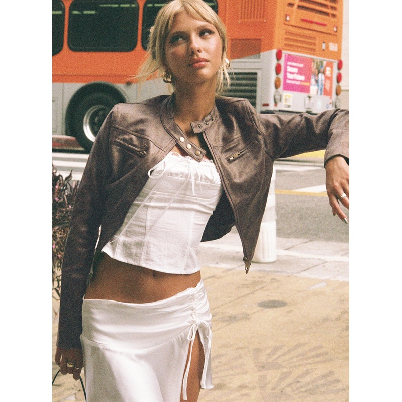 Bella Moto Jacket Chocolate