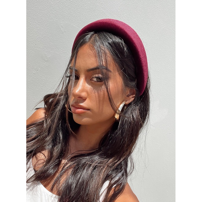 Cotter Headband Burgundy