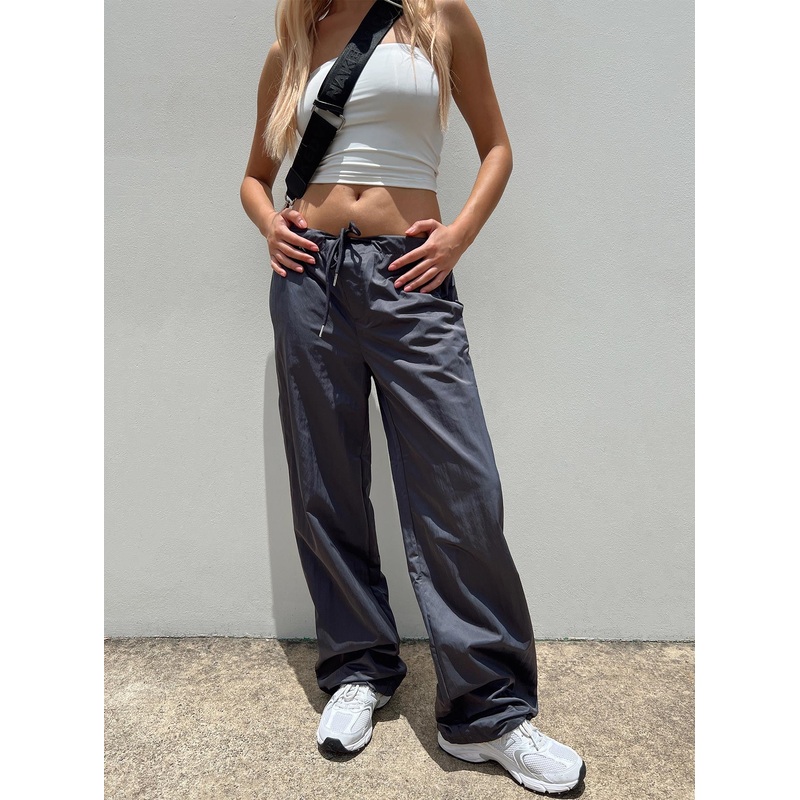 Harran Parachute Pants Grey