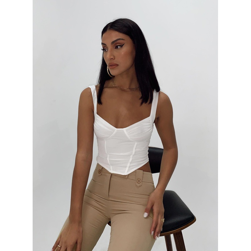 Bruna Top White Low Impact