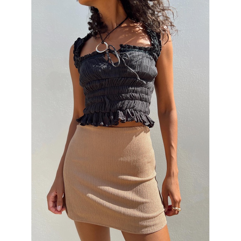 Buddy Mini Skirt Beige