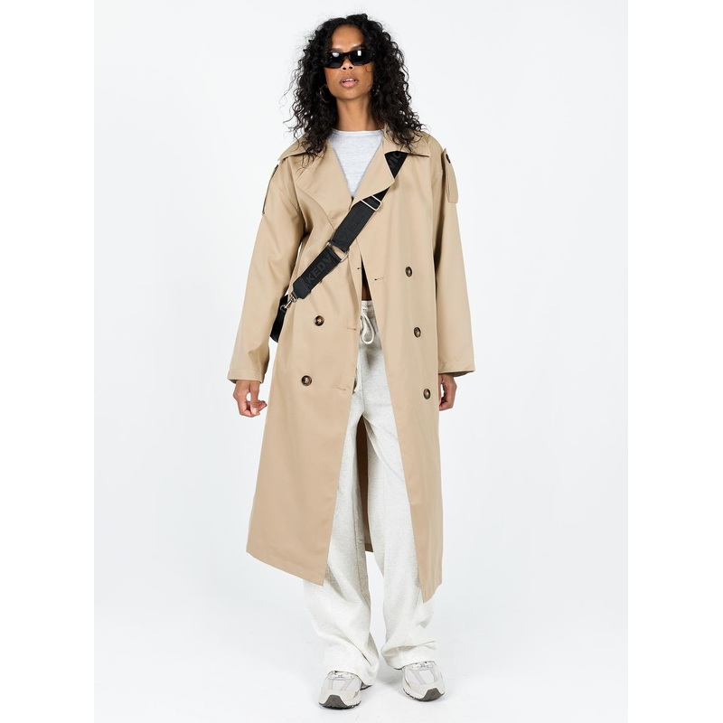 Elgata Trench Coat Beige