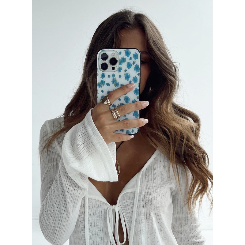 Kursti iPhone Case Blue Multi