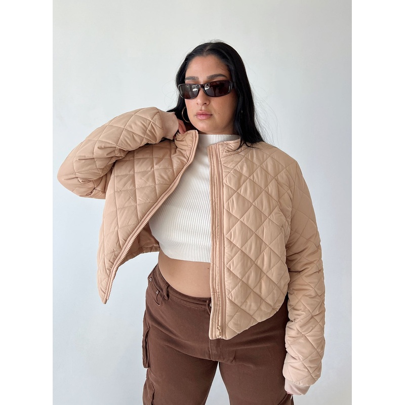 Lucia Jacket Beige Curve