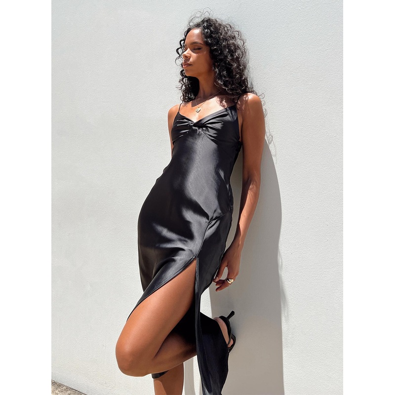 Marilyn Midi Dress Black