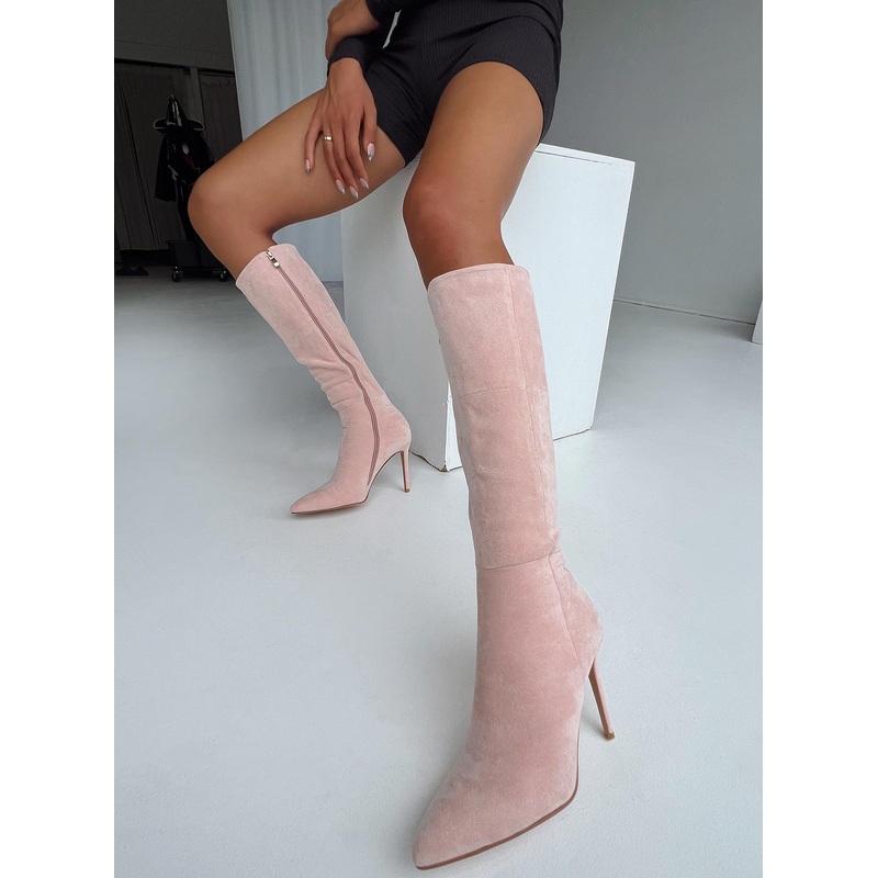 Reynolds Knee High Boot Pink