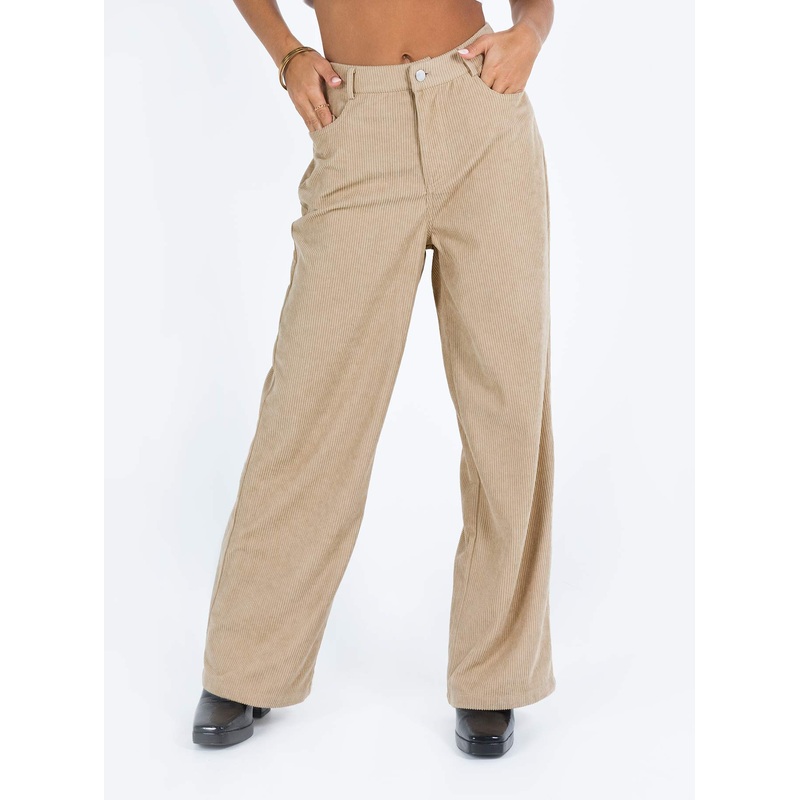 Frannie Corduroy Pants Cream