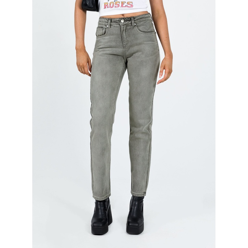 Tangmere Mid Rise Slim Jeans Grey