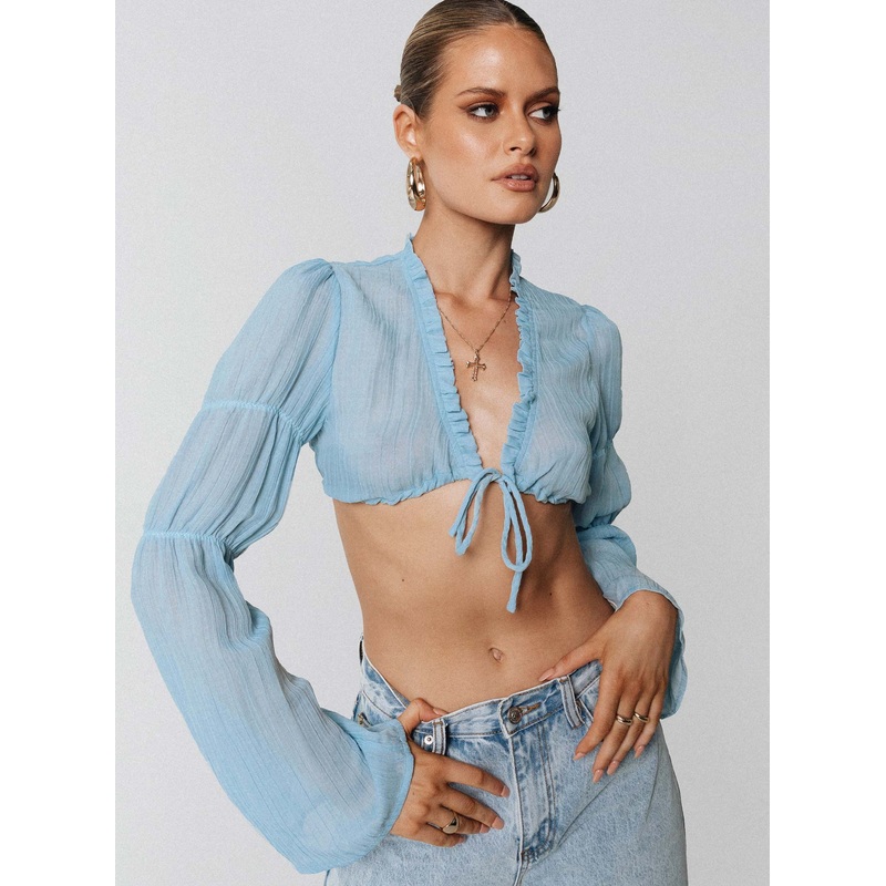 Zakia Top Blue