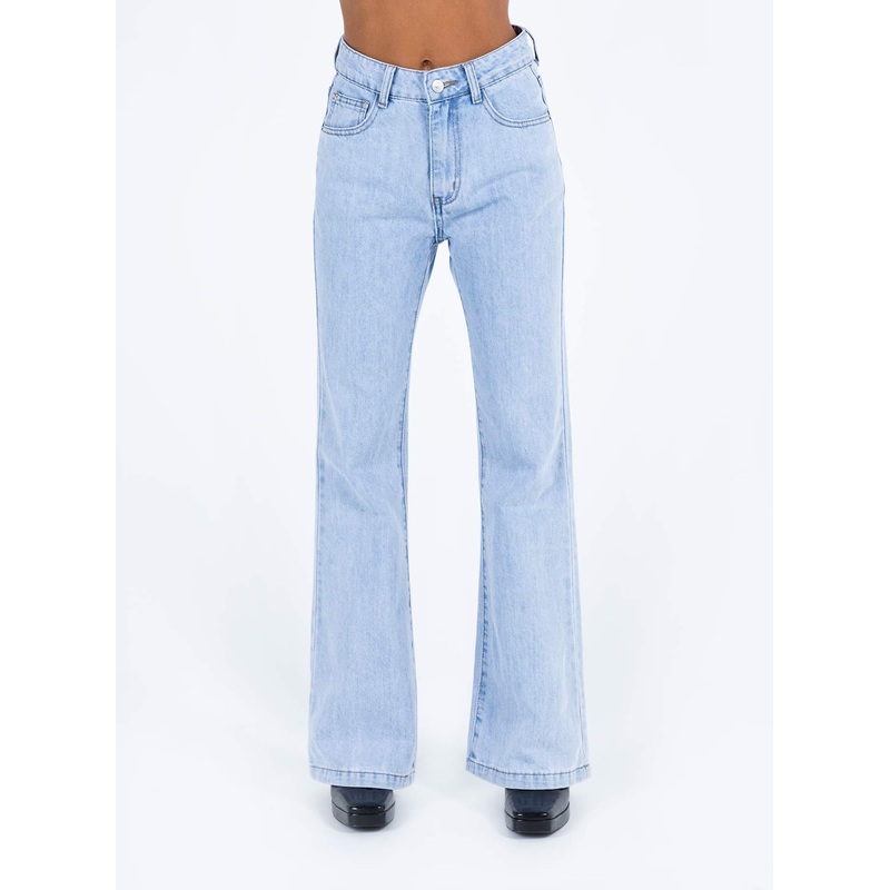 Zelkova Flared Jeans Mid Wash Denim