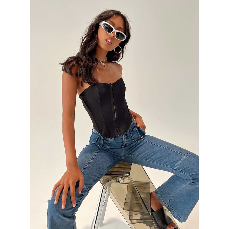 Archer Corset Top Black