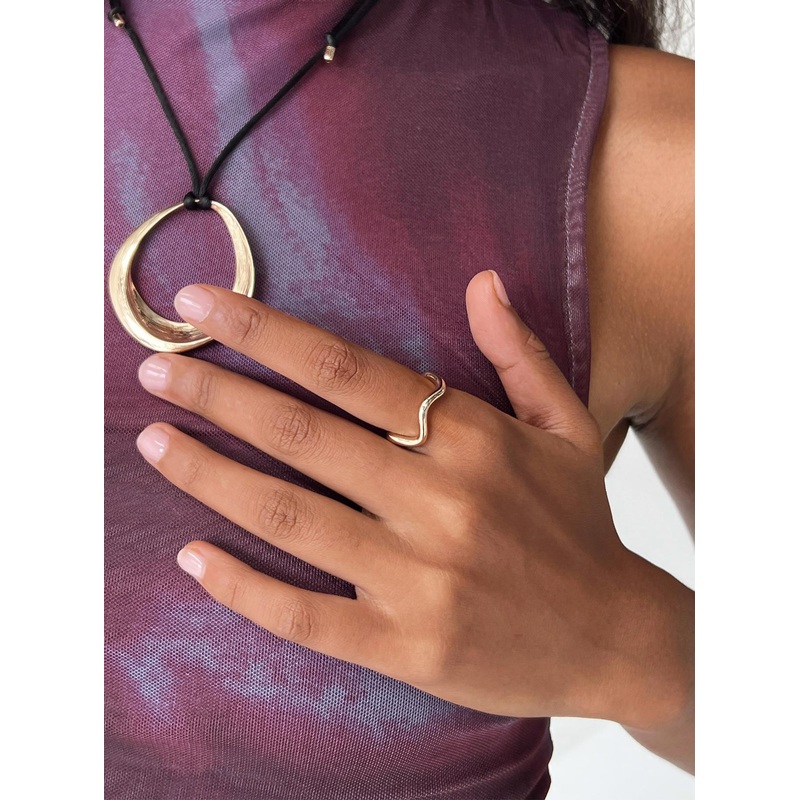 Lune Ring Gold