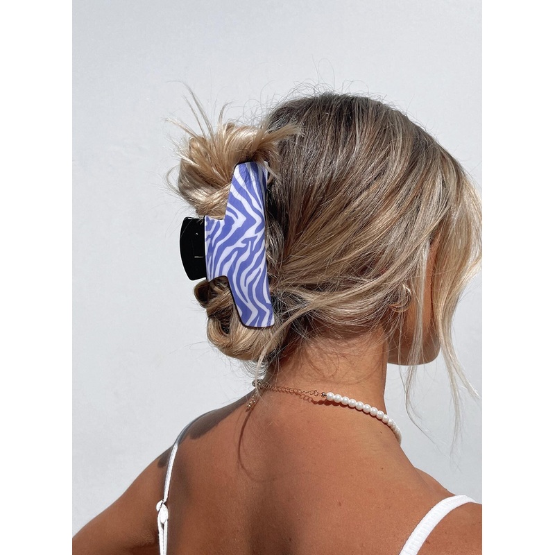 Rock Your Body Hair Clip Purple / White