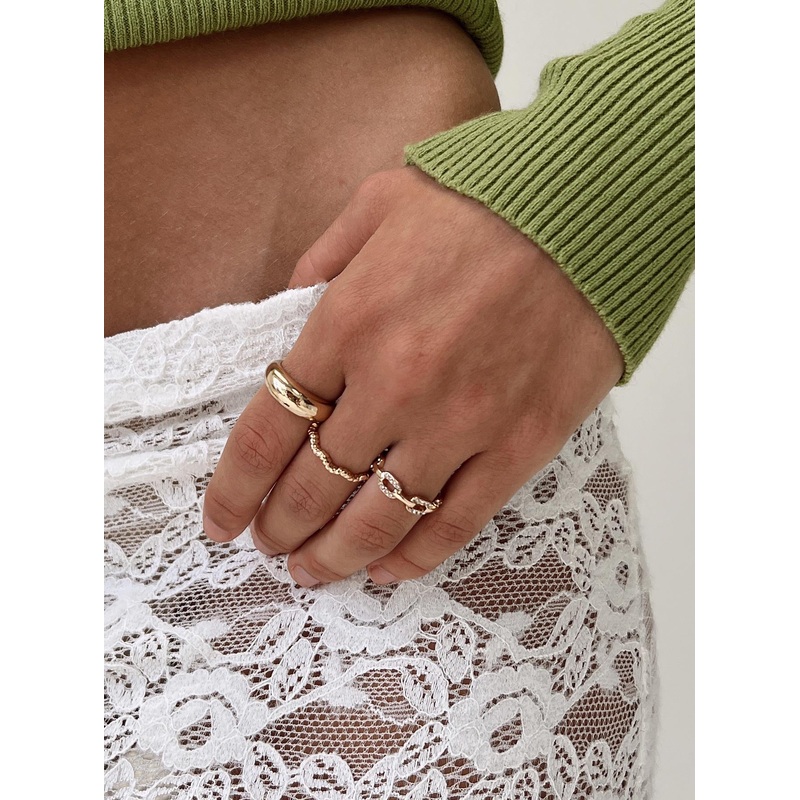 Tamarose Ring Set Gold