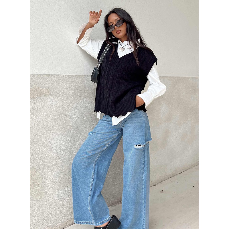 Teags Jeans Mid Wash Denim