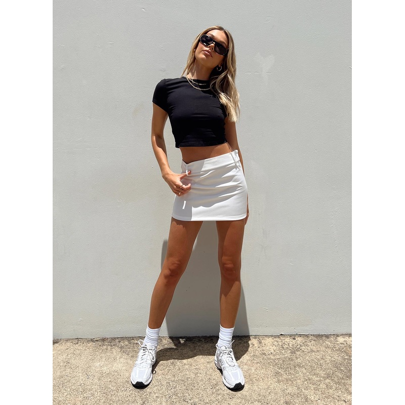 Adam Mini Skirt White