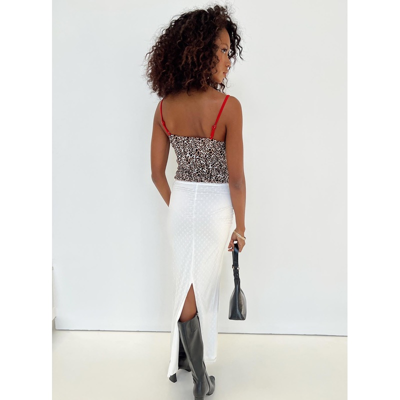 Bryleigh Maxi Skirt White