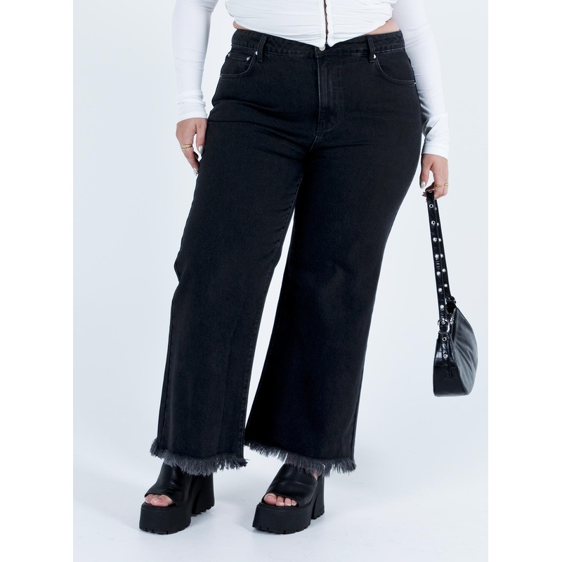 Carey Denim Jeans Black Curve
