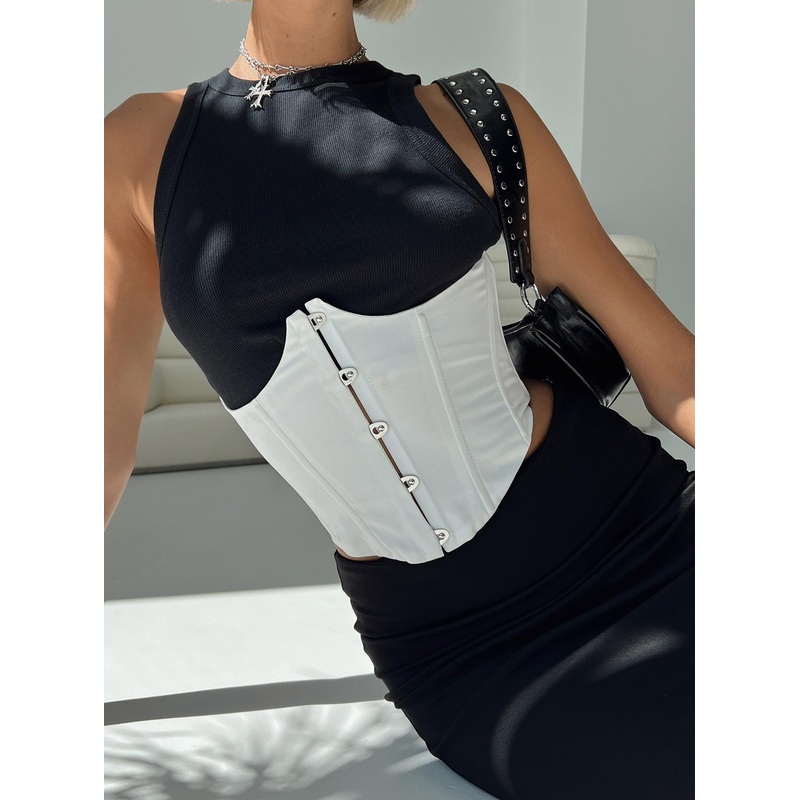 Rosina Underbust Corset White