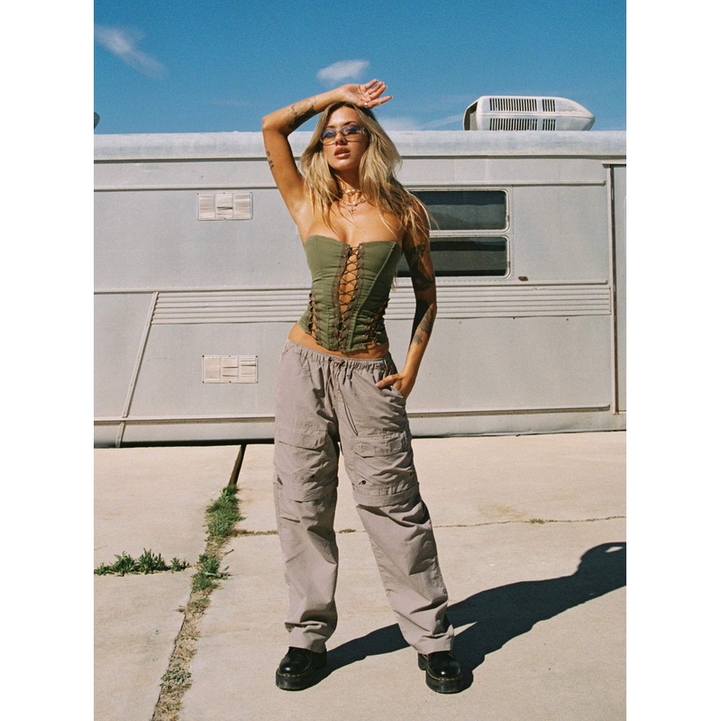 Stefanni Cargo Pants Beige