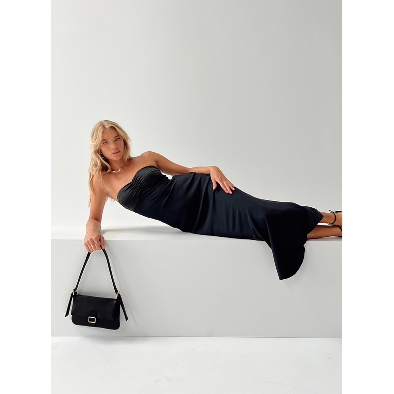 Abeila Midi Dress Black