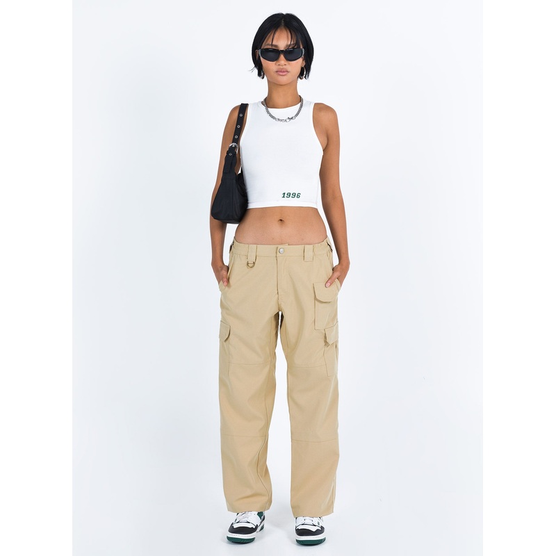 Aysa Cargo Pants Khaki