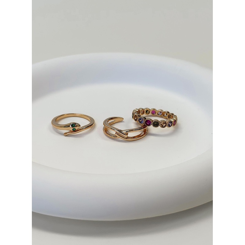 Dawney Ring Pack Gold