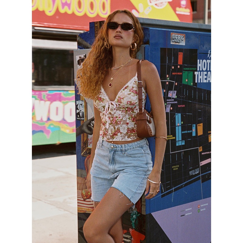Impala Shorts Light Wash Denim