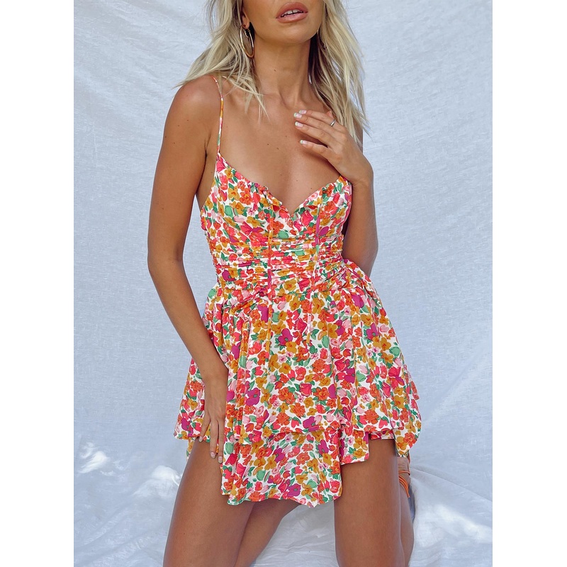 Barrett Mini Dress Multi Floral Petite