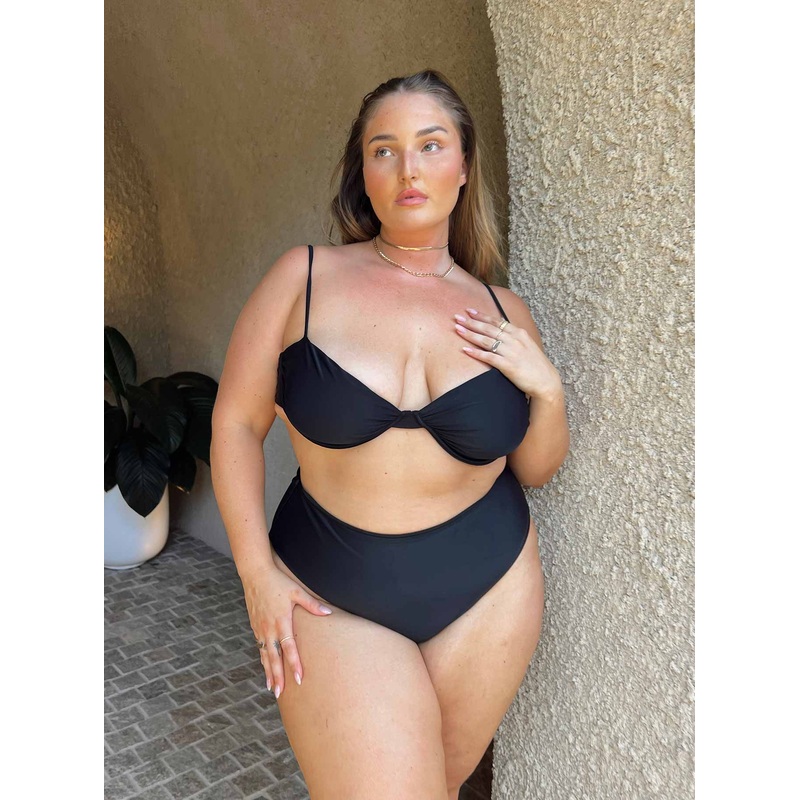 Avani Bikini Bottoms Black Curve